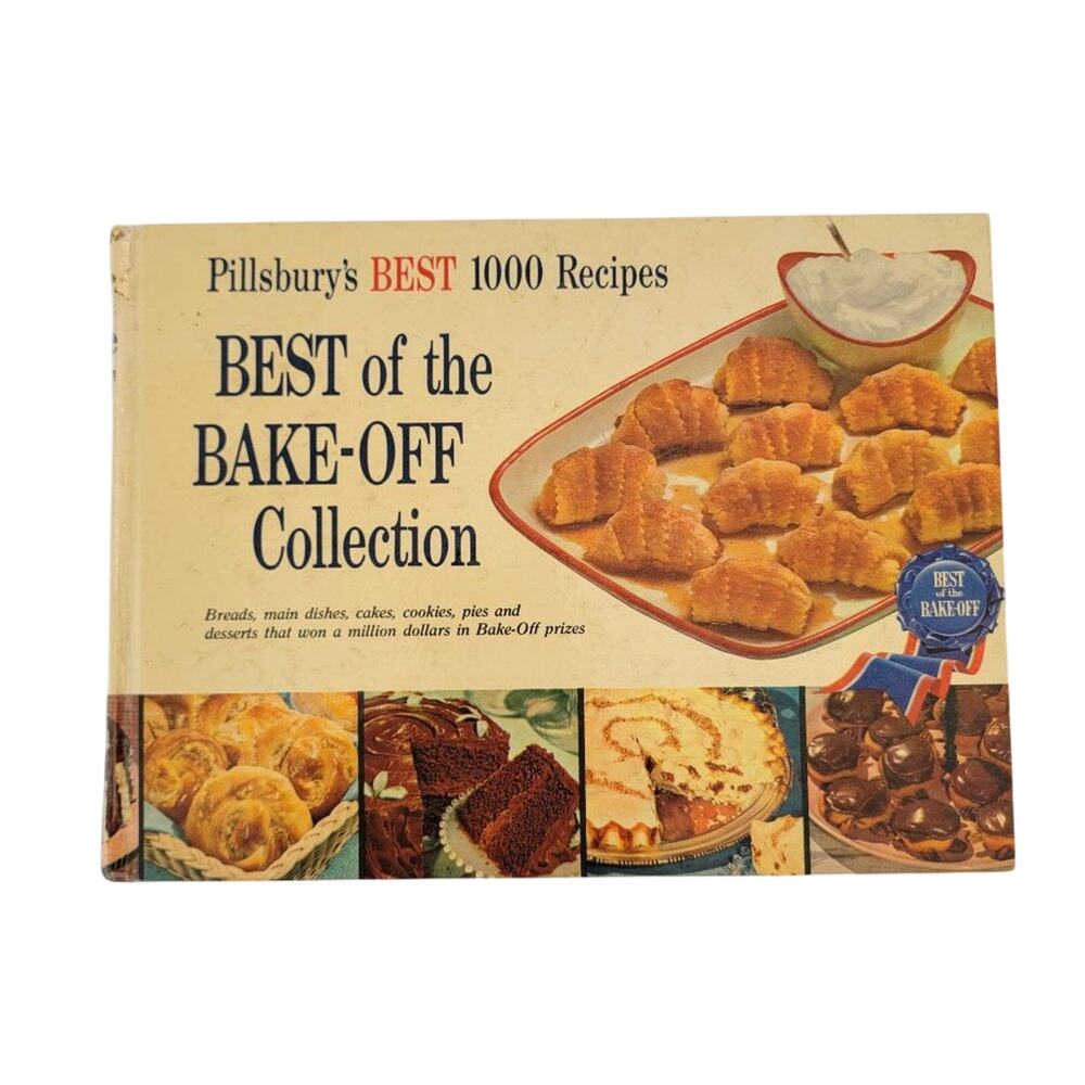 Pillsbury Best of the Bake Off Collection Cookbook 1959 Vintage 1000 Recipes